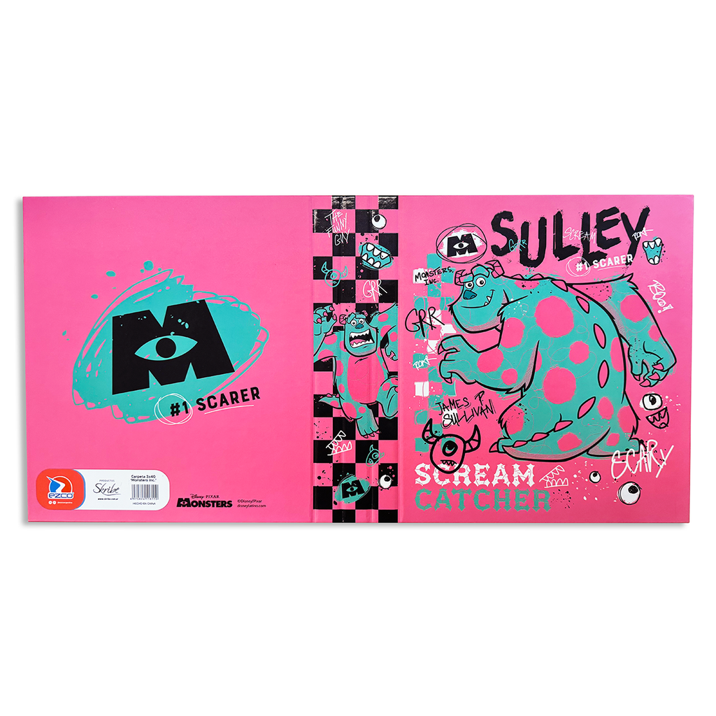 CARPETA EZCO 3X40 MONSTERS INC