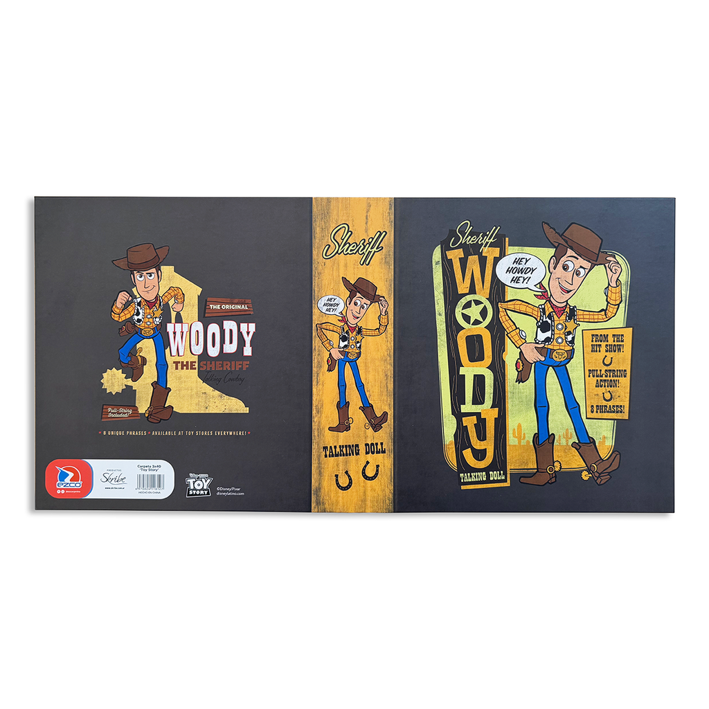 CARPETA EZCO 3X40 TOY STORY