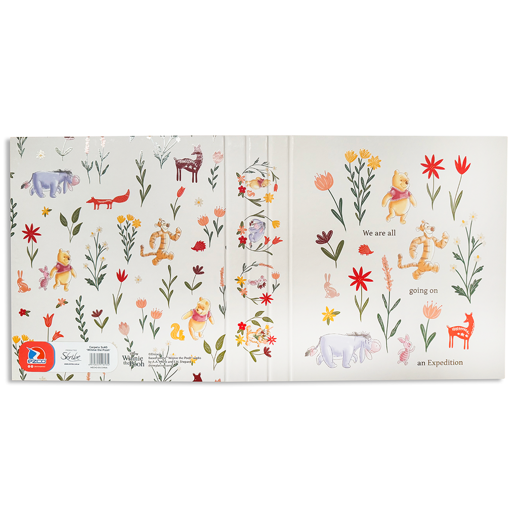 CARPETA EZCO 3X40 WINNIE POOH
