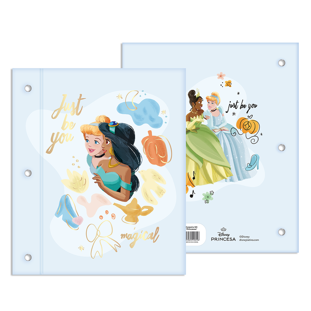 CARPETA EZCO DOS TAPAS Nº3 PRINCESAS