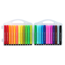 MARCADORES EZCO TRIANGULARES X 24 COLORES CARS
