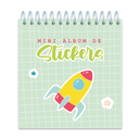 ALBUM DE STICKERS RY ANILLADO 9x9cm X 10 PLANCHAS 1095