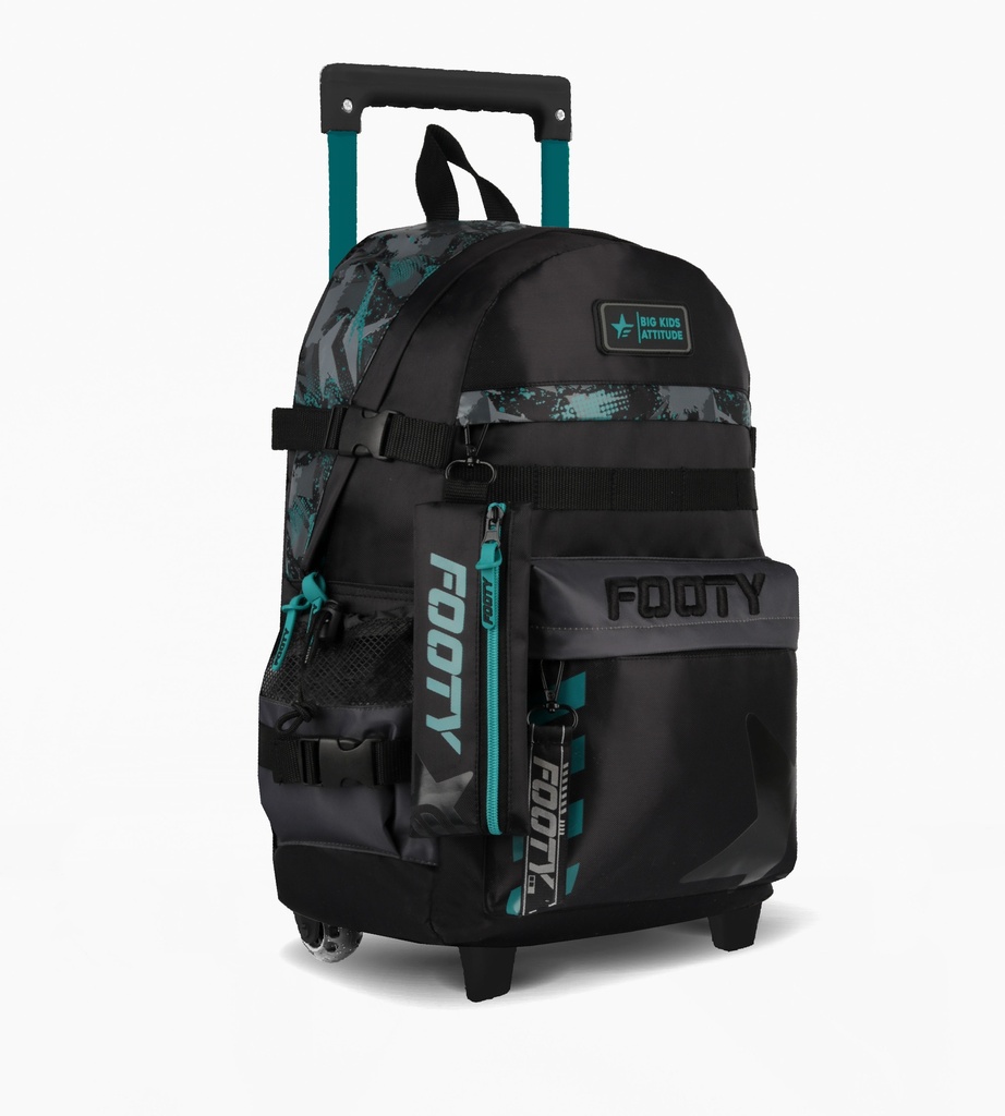 MOCHILA FOOTY C/CARRO BIG KIDS ABSTRACT