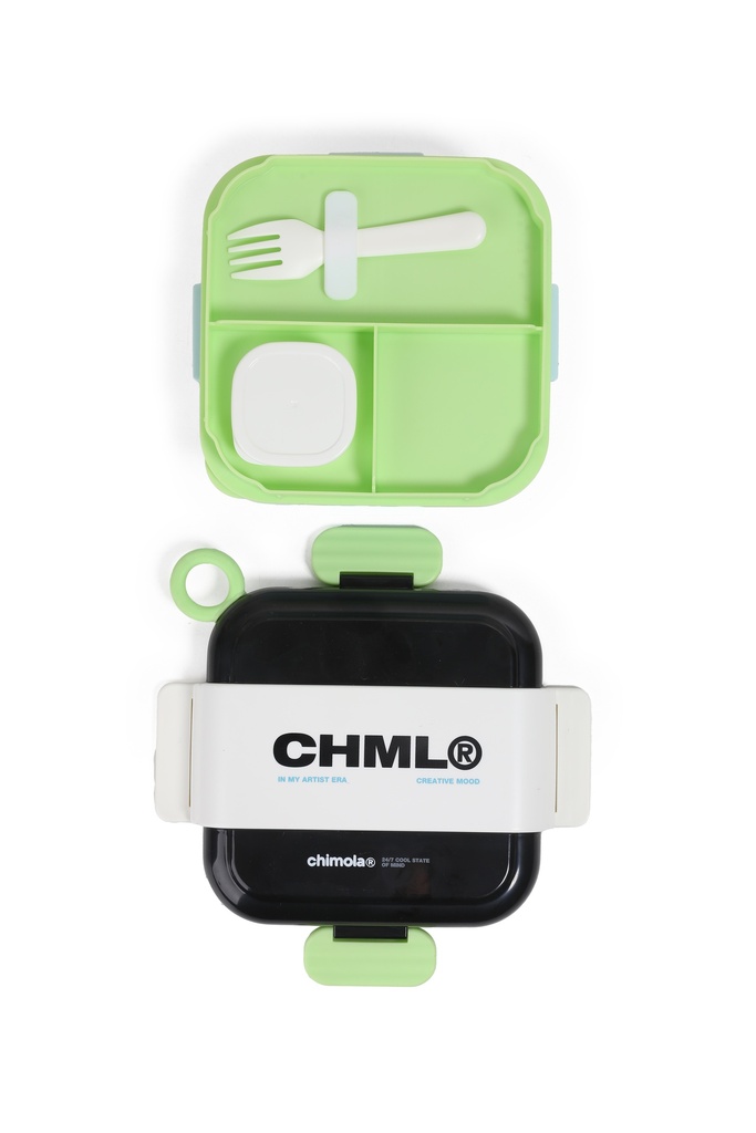 LUNCH BOX CHIMOLA INSPIRE NEGRO Y AZUL