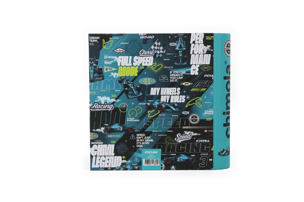 CARPETA CHIMOLA 3X40 RACING CAR