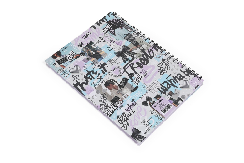 CUADERNO CHIMOLA A4 ESPIRALADO BLOCKCORE