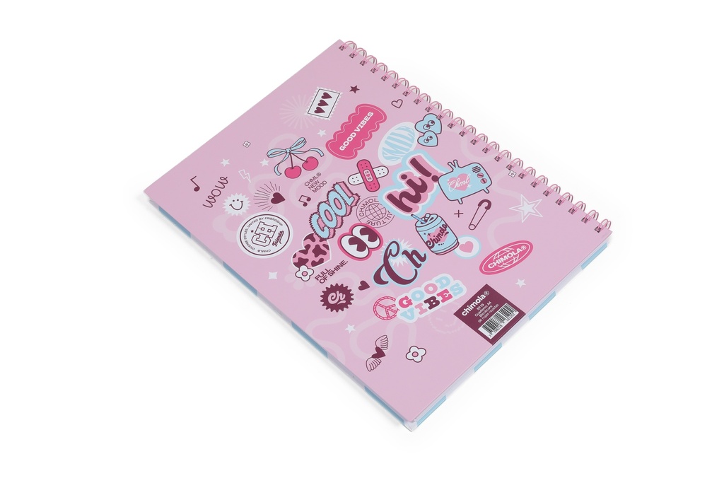 CUADERNO CHIMOLA A4 ESPIRALADO ICONIC