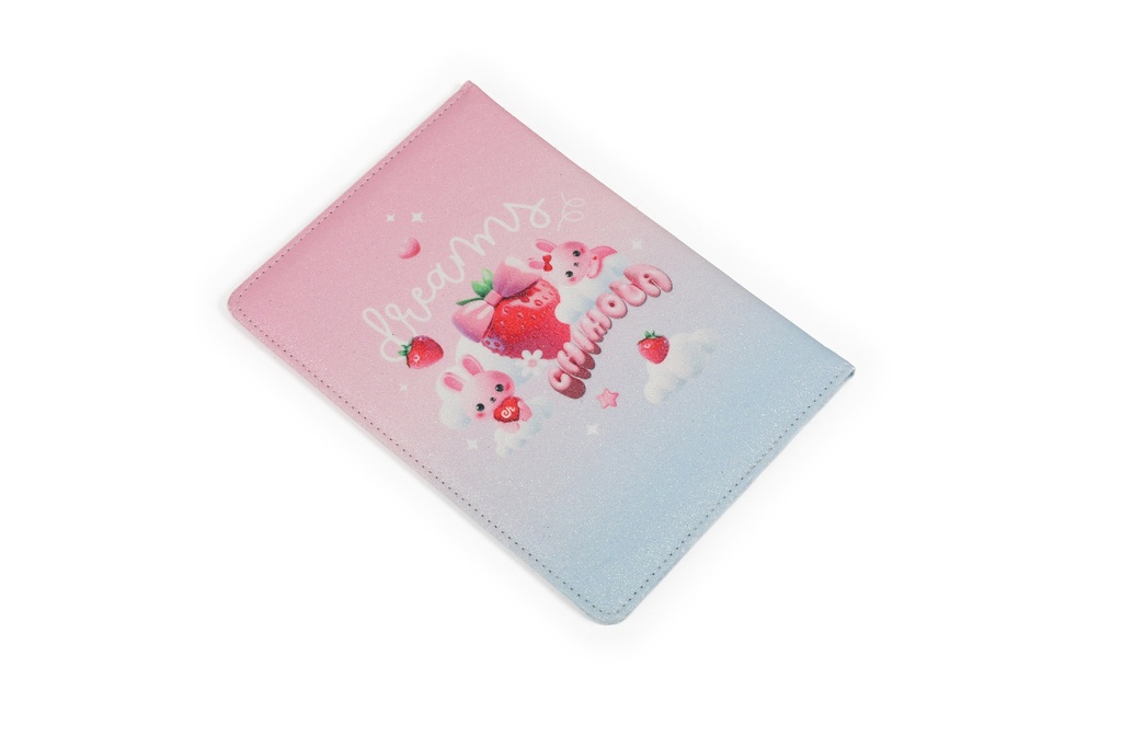 LIBRETA CHIMOLA A5 GLITTER BUNNY