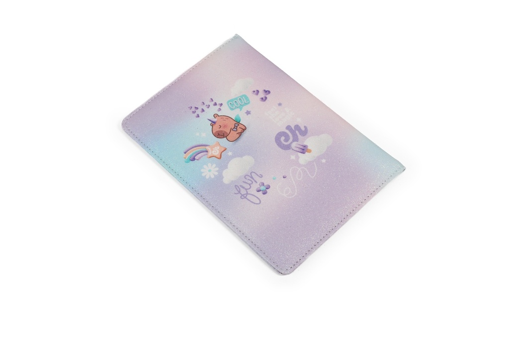LIBRETA CHIMOLA A5 GLITTER CAPYMOLA