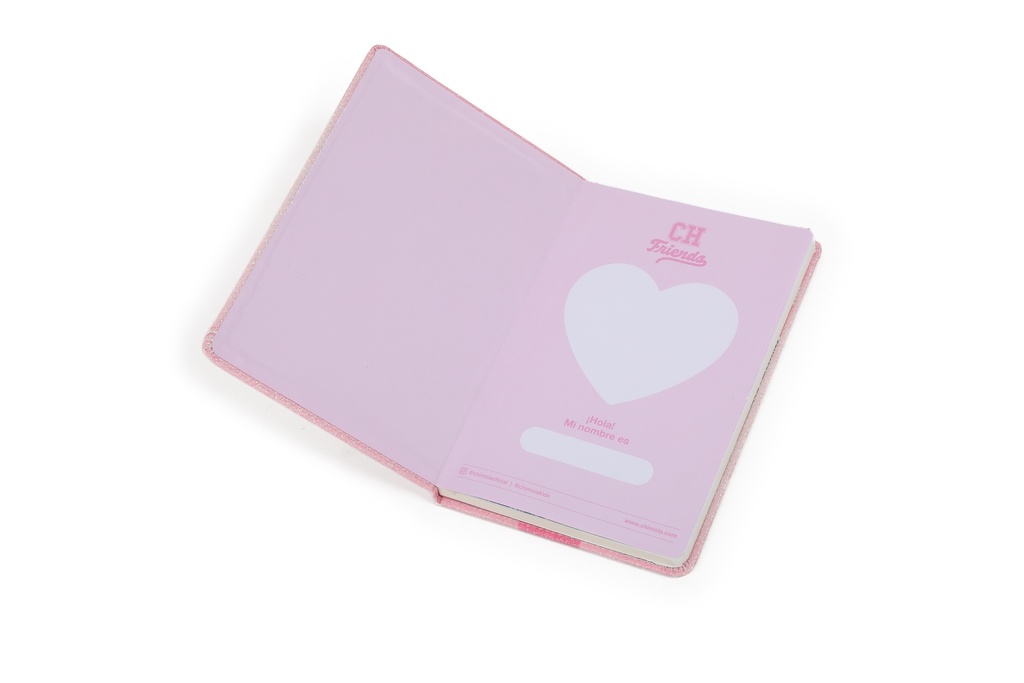 LIBRETA CHIMOLA A5 GLITTER POODLE