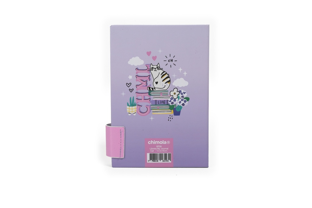 LIBRETA CHIMOLA A5 MY JOURNAL CAT