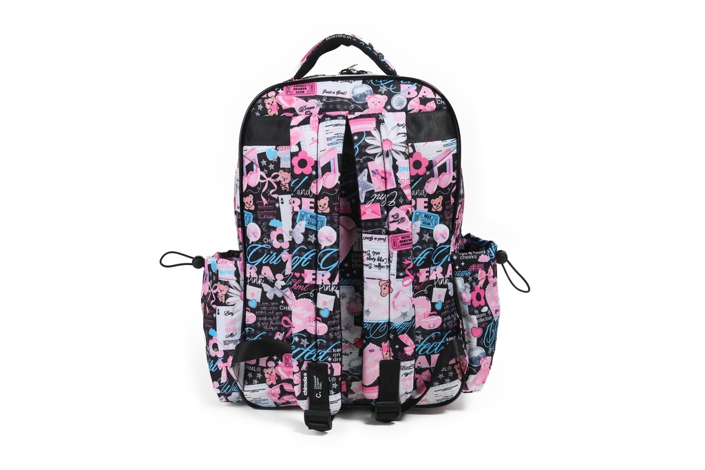 MOCHILA CHIMOLA MY FRIENDS  ESPALDA 17''MY COLLECTION BLACK