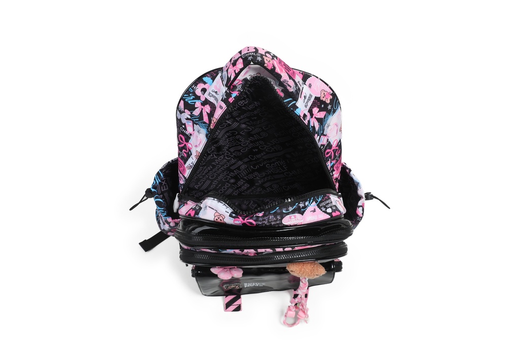 MOCHILA CHIMOLA MY FRIENDS  ESPALDA 17''MY COLLECTION BLACK