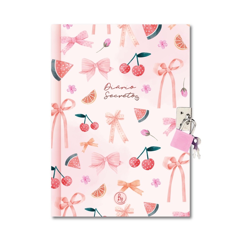 DIARIO INTIMO RY EN CAJA CON FRAGANCIA 13X18 64 HOJAS RAYADAS 3013