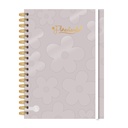 CUADERNO RY A5 15X21 ANILLADO 80 HOJAS PASTEL 1100