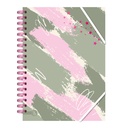 CUADERNO RY UNIVERSITARIO 20X28 ANILLADO TAPA DURA 100 HOJAS ACUARELA 1086