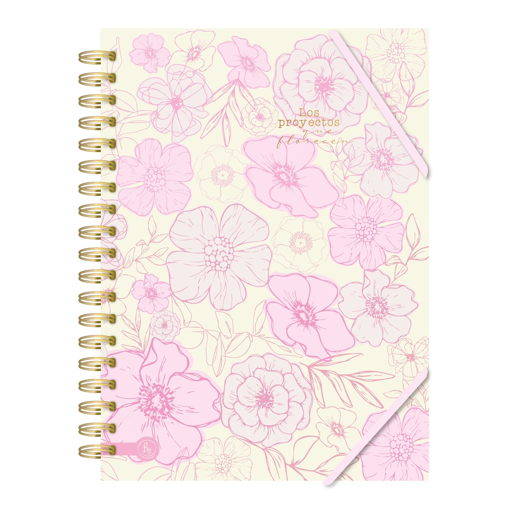 CUADERNO RY UNIVERSITARIO 20X28 ANILLADO TAPA DURA 100 HOJAS ACUARELA 1086