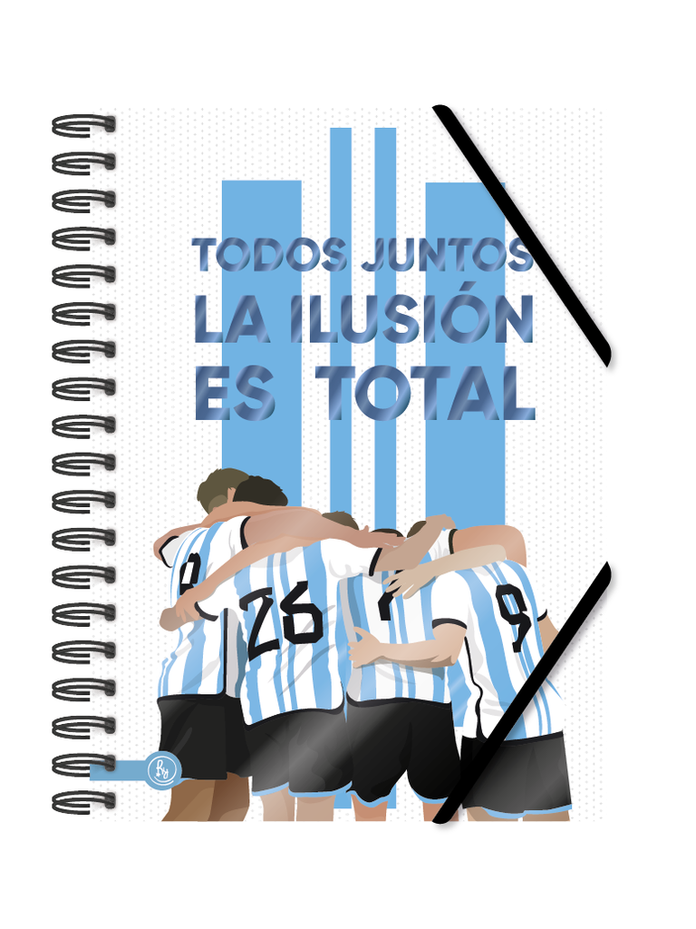 CUADERNO RY UNIVERSITARIO 20X28 ANILLADO TAPA DURA 100 HOJAS ARGENTINA 1129