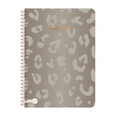 CUADERNO RY UNIVERSITARIO 20X28 ANILLADO SEMI RIGIDO 80 HOJAS PREMIUM METAL 1075