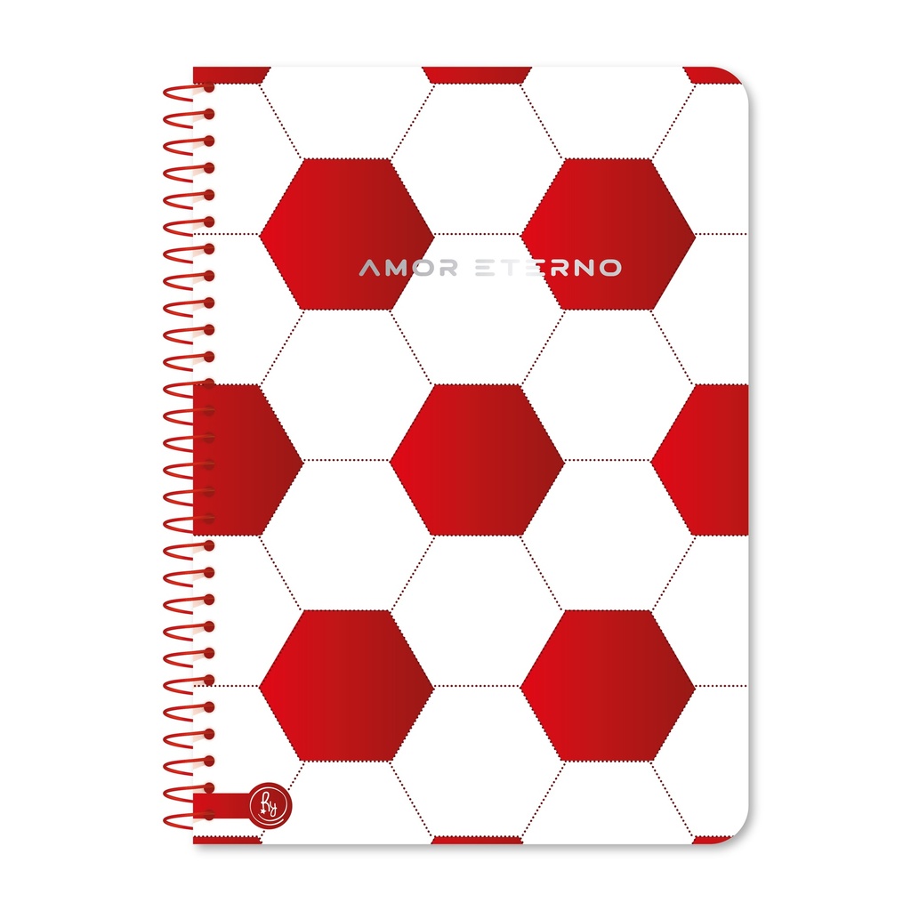 CUADERNO RY UNIVERSITARIO 20X28 ANILLADO SEMI RIGIDO 80 HOJAS GOALS 1133