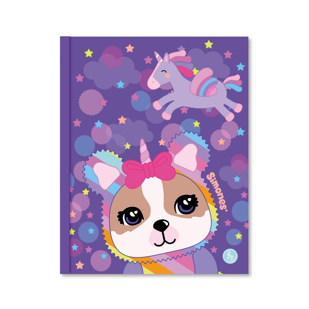 CUADERNO RY 19X24 COSIDO FANTASIA 48 HOJAS SIMONES 1128