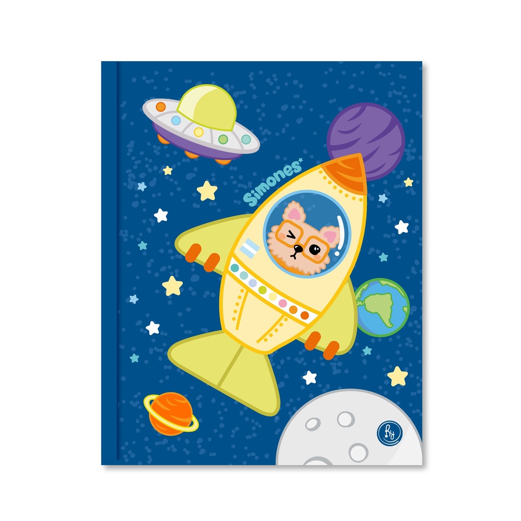 CUADERNO RY 19X24 COSIDO FANTASIA 48 HOJAS SIMONES 1128