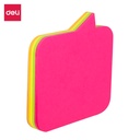 NOTAS ADHESIVAS DELI TEMATICAS NEON SHAPE FLECHA X80 HOJAS PROMO