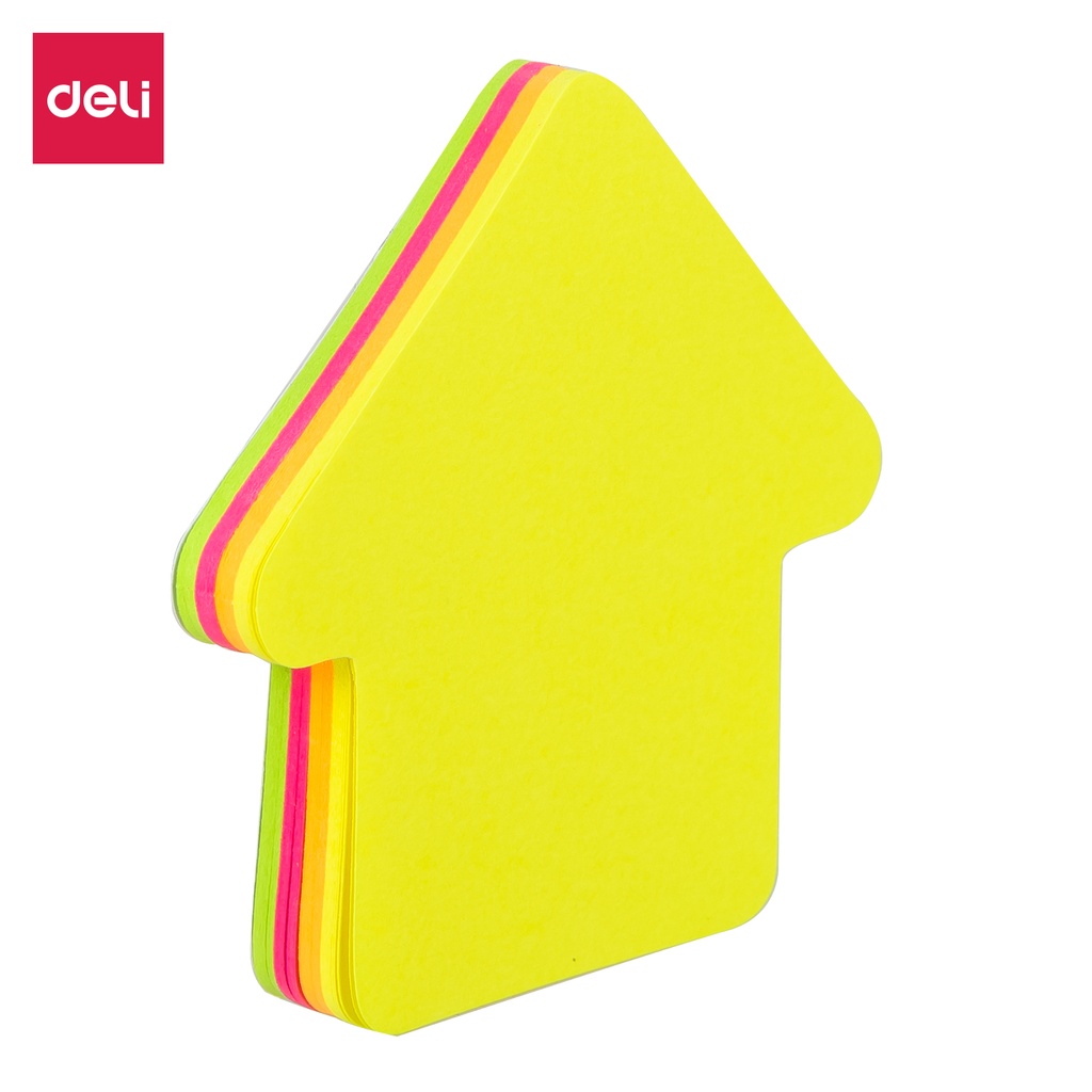 NOTAS ADHESIVAS DELI TEMATICAS NEON SHAPE FLECHA X80 HOJAS PROMO