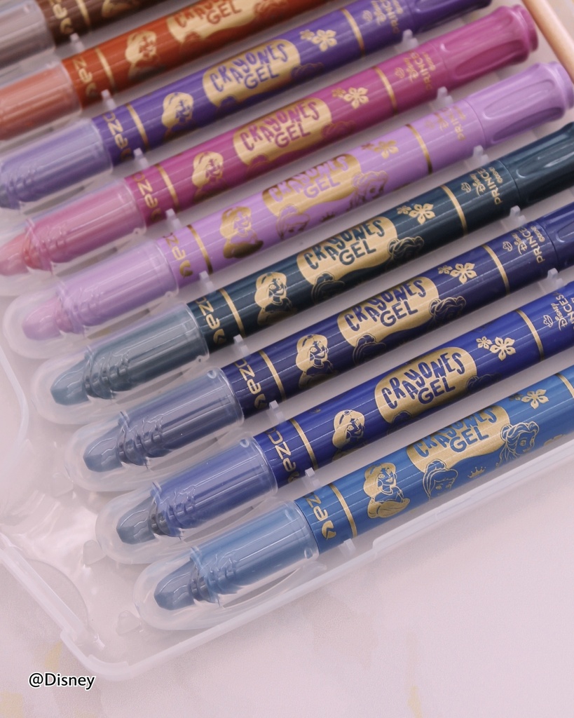 CRAYONES EZCO + DISNEY GEL X 24 COLORES PRINCESAS