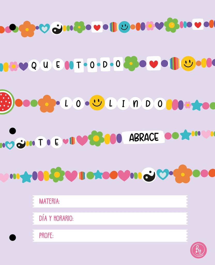 SEPARADOR ESCOLAR RY X6 MOTIVACION CREATIVA