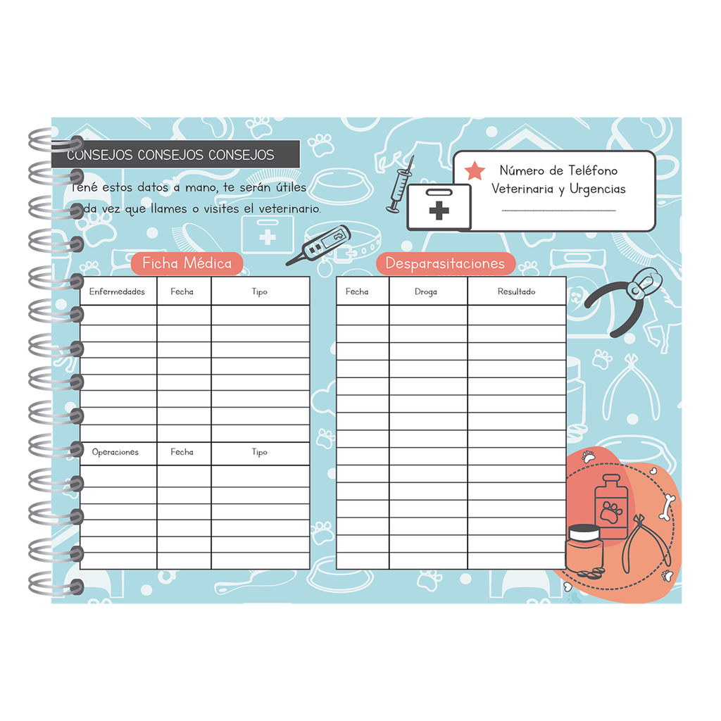 LIBRO DE RECUERDOS RY MASCOTAS