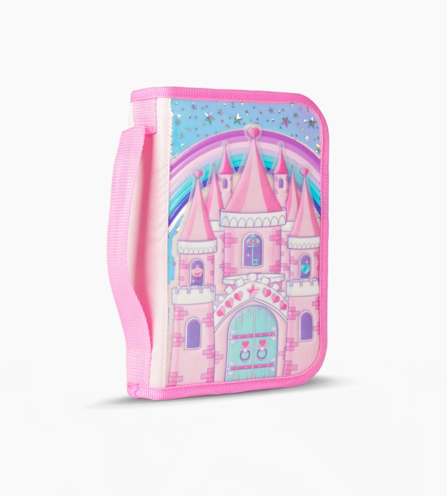 CARTUCHERA FOOTY RIGIDA 1 CIERRE CON INTERIOR DESPLEGABLE