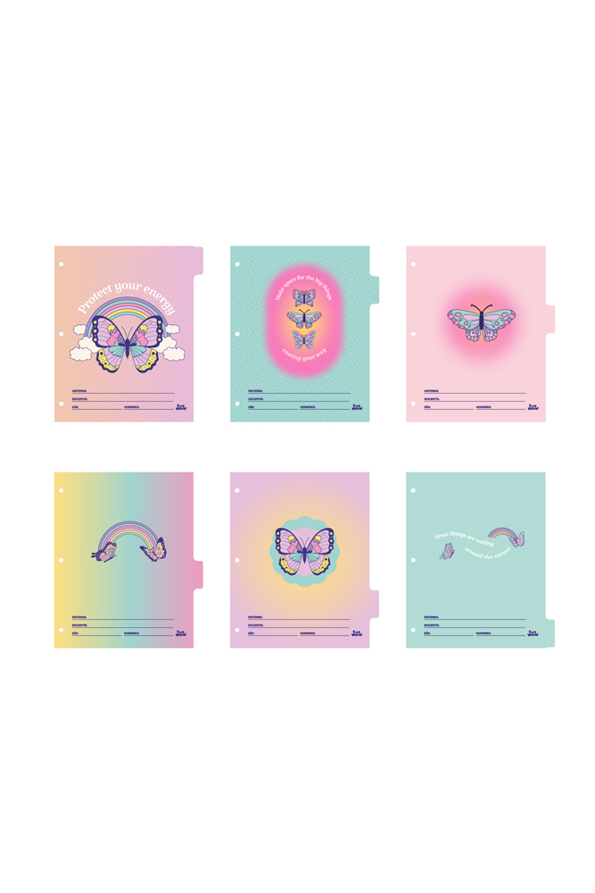 SEPARADOR ESCOLAR FW CON LENGUETA X6 COLORFULL