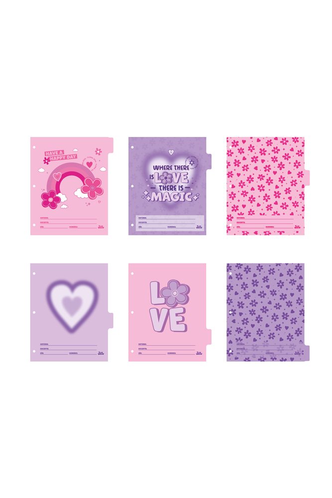 SEPARADOR ESCOLAR FW CON LENGUETA X6 LOVELY