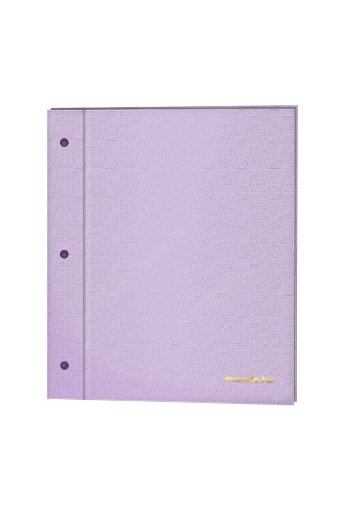 CARPETA 2 TAPAS Nº3 FW FORRADA POLIPROPILENO PASTEL  COLORES SURTIDOS