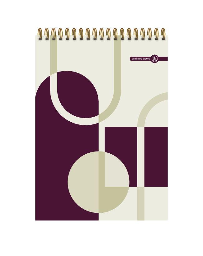 BLOCK DE DIBUJO RY A5 ANILLADO 15X21 40 HOJAS LISAS VARIOS MODELOS 1041