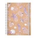 CUADERNO RY A5 15X21 ANILLADO 80 HOJAS KRAFTY 1002