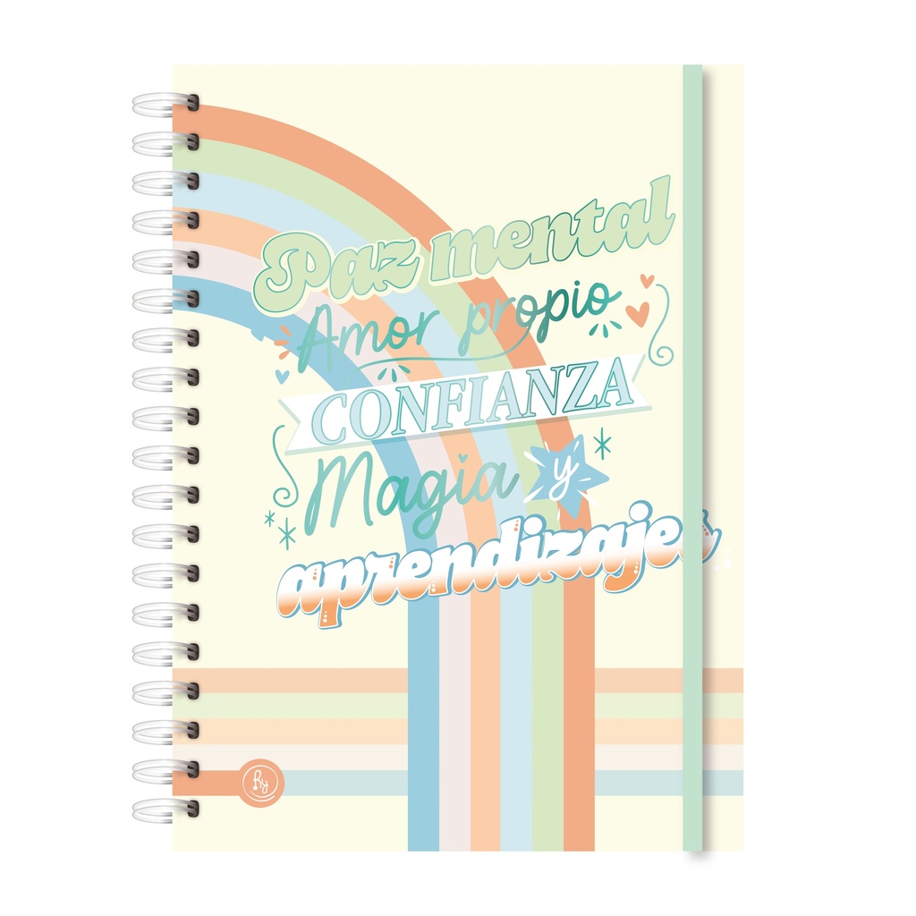 CUADERNO RY A5 15X21 ANILLADO 80 HOJAS MOTIVACION CREATIVA 1012