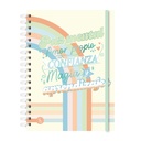 CUADERNO RY A5 15X21 ANILLADO 80 HOJAS MOTIVACION CREATIVA 1012