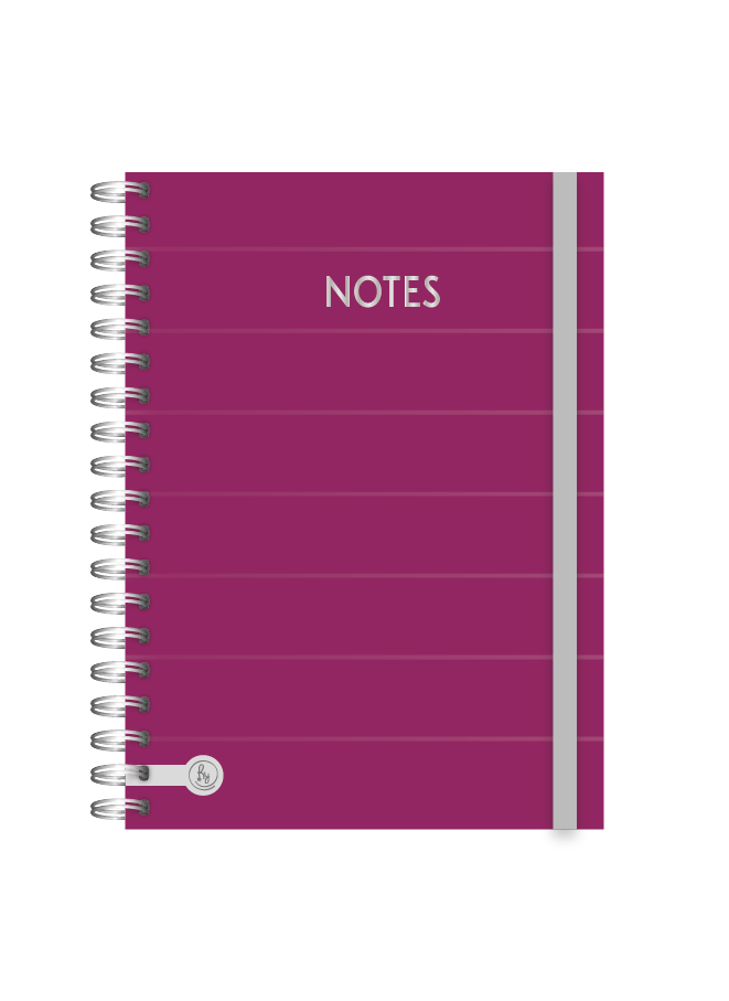 CUADERNO RY A5 15X21 ANILLADO 80 HOJAS MIX CUADROS 1072