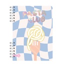 CUADERNO RY A5 15X21 ANILLADO 80 HOJAS TRENDY 1017