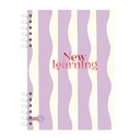 CUADERNO RY A5 15X21 ANILLADO 80 HOJAS TRENDY 1017