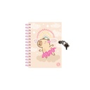 DIARIO INTIMO RY ANILLADO CON CANDADO 13X18 50 HOJAS LINEA SHINE 1049