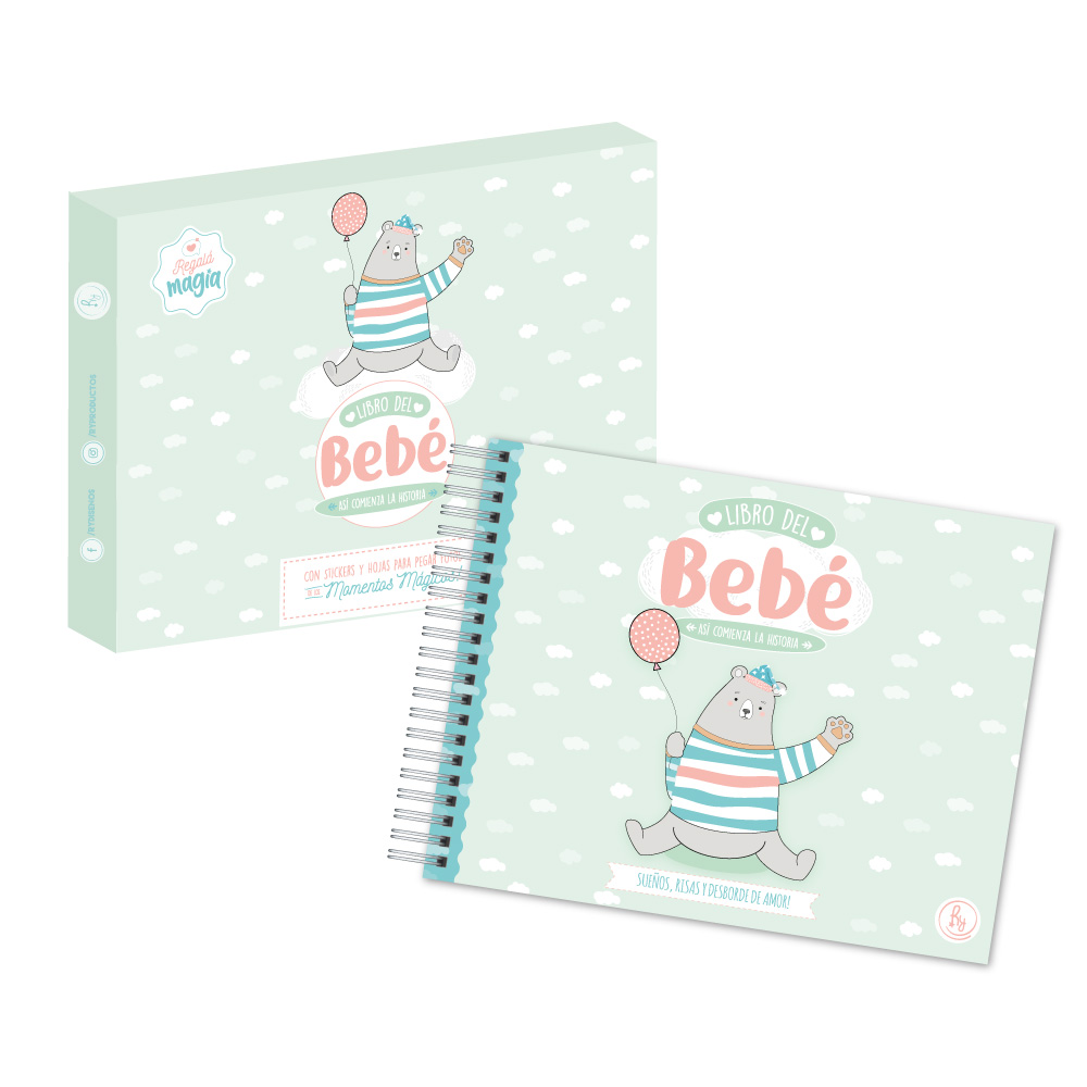 LIBRO DE RECUERDOS RY BEBE