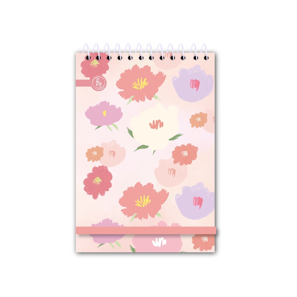 LIBRETA RY 9X13 ANILLADA 60 HOJAS RAYADAS MIX 1004