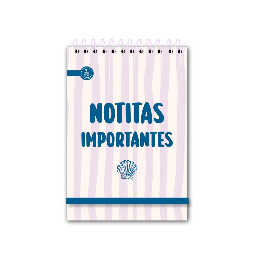 LIBRETA RY 9X13 ANILLADA 60 HOJAS RAYADAS MIX 1004