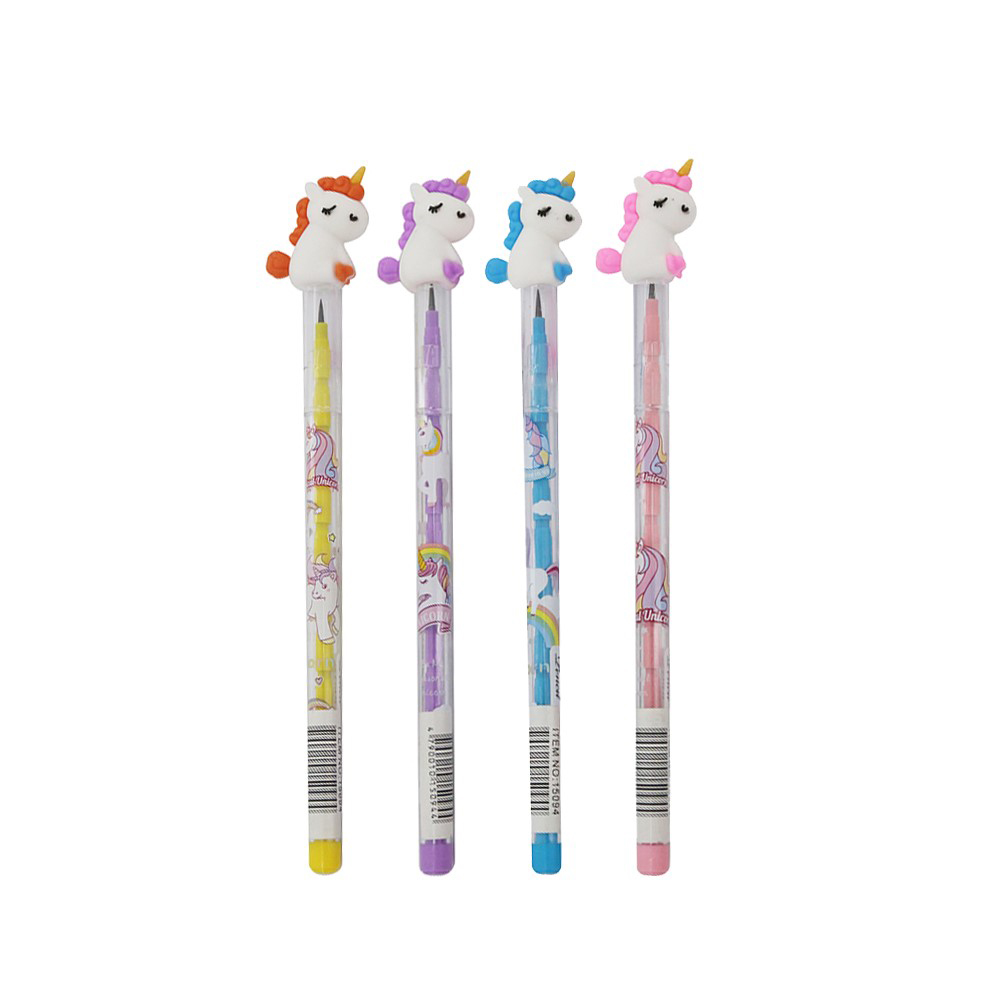 LAPIZ PUNTA INTERCAMBIABLE TRENDY UNICORNIO X 12