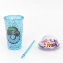 VASO TRENDY 450ML DONUT CELESTE