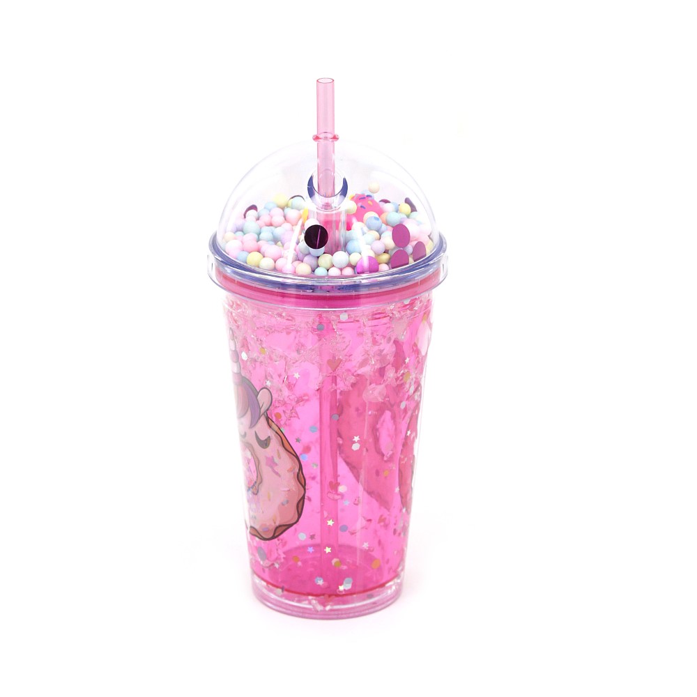 VASO TRENDY 450ML DONUT FUCCIA
