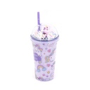 VASO TRENDY 450ML UNICORNIO LILA 18525